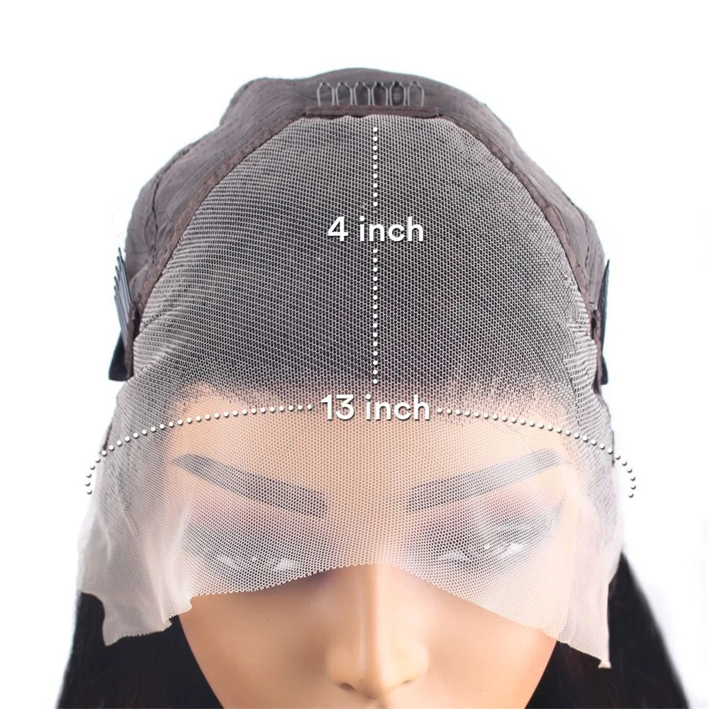 40 Inch 5x5 Straight Glueless Human Hair Wig 4X4 Closure Wigs Human Hair Pre Plucked Pre Cut Transparent Lace Human Hair Wigs