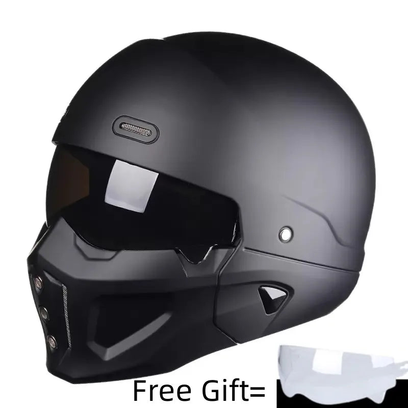 2026 New Scorpion Casco Retro Motorcycle Cascos Moto Locomotive Personality Multi-purpose Combination DOT Half Helmet