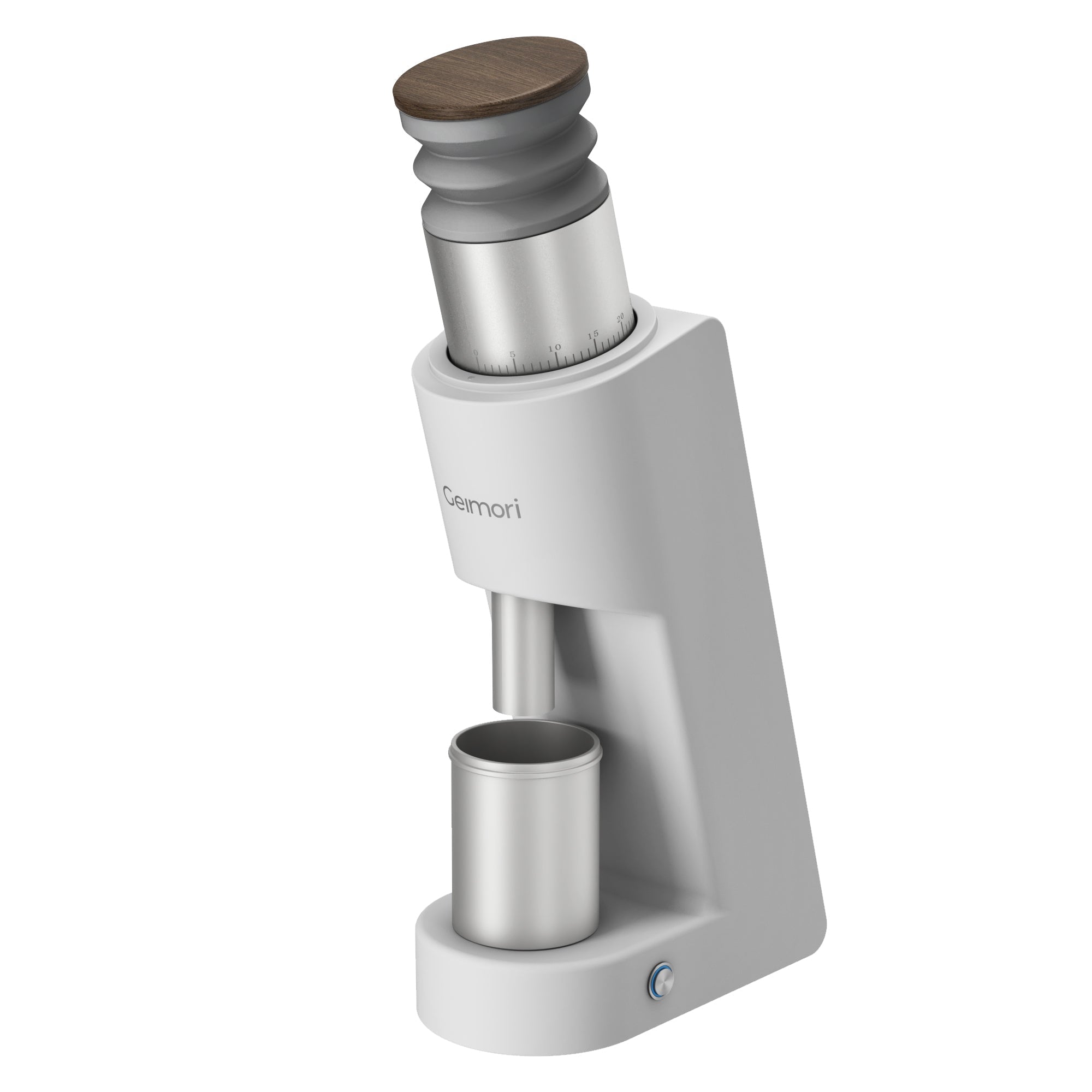 Geimori GU38 Single Dose Coffee Grinder, Electric Burr Coffee Grinder with 38mm Conical Burrs, Stepless Adjustment, Zero Retention