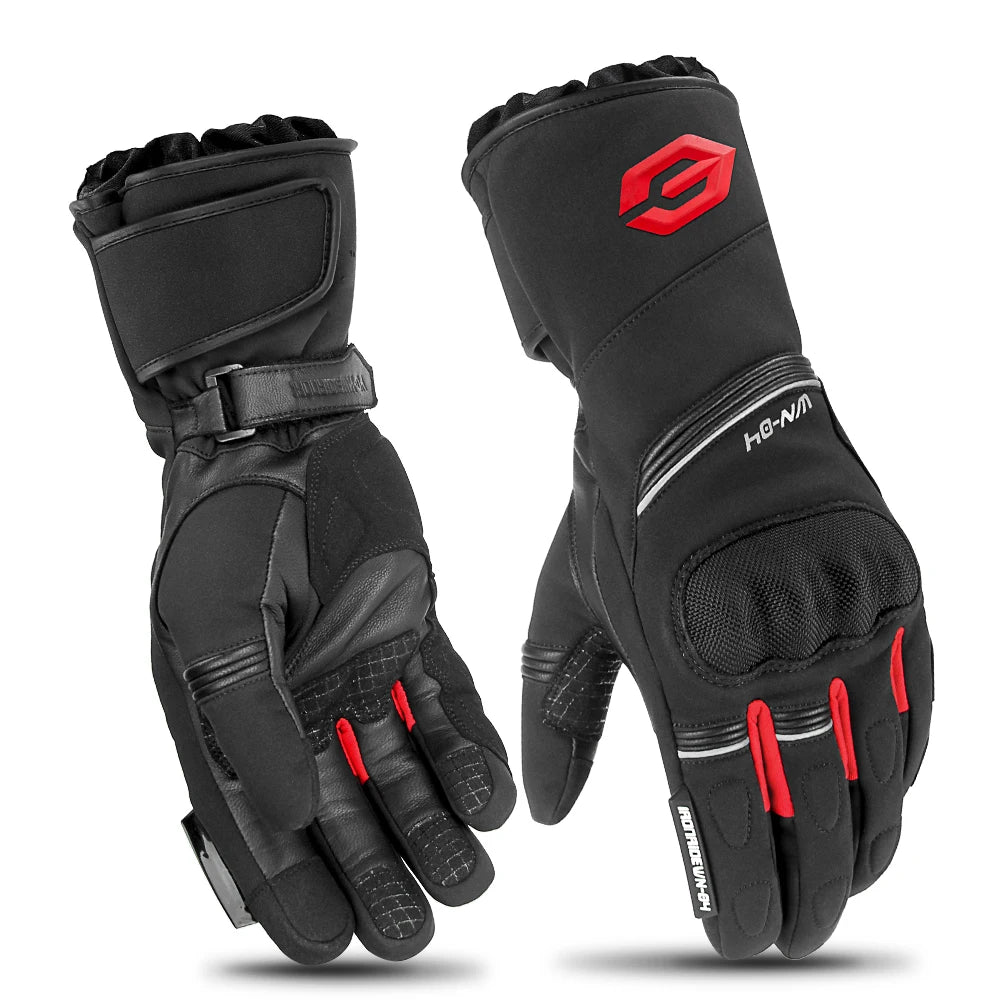 Men's Motorcycle Gloves Winter Warm Windproof Waterproof Off-road Riding Gloves Anti Fall Touch Screen Full Finger Sports Gloves