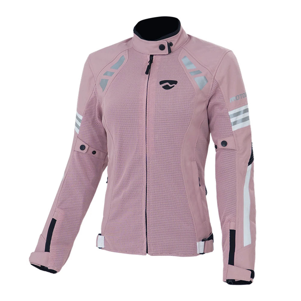 Motorcycle Suit Summer Chaqueta Moto Mujer Fall Prevention Motorcycle Clothes Wear Resistant Chamarra Motociclista Breathable Mo