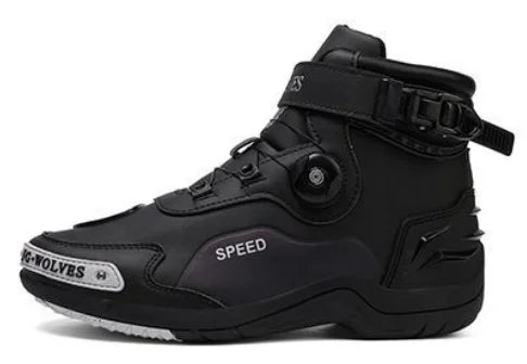 New Motorcycle Boots Men Leather Motos Breathable Anti Slip Wear-resistant Riders Boots Motorbike Racing Ankle Length Shoes
