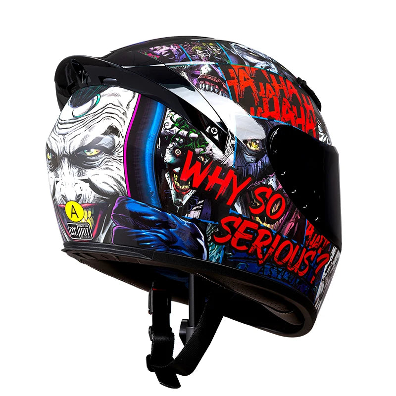 Unisex Full Face Motorcycle Helmet DOT Certified Safety Cap for Motobike Scooter Casco Moto Modular Helmet