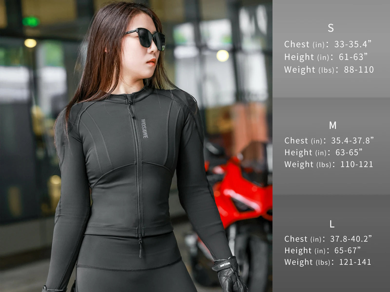 WOSAWE Women Motorcycle Jacket Summer Biker Street Motorbike Riding Jacket Elastic Female Motorcyclist Clothing
