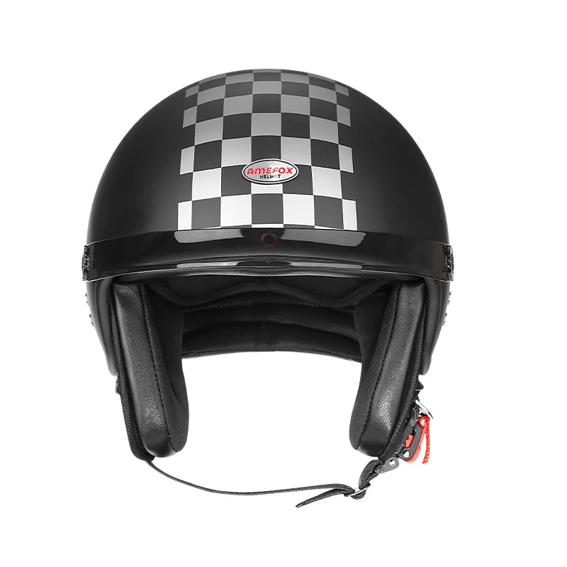 DOT Certified Universal 3/4 Open Face Motorcycle Helmet Advanced Technology for Maximum Comfort for Adult Long Rides All Seasons