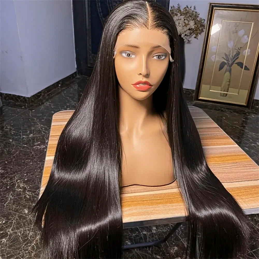 13x4 Lace Front Wigs Human Hair Straight Wig With Baby Hair HD Transparent Lace Frontal Wigs Pre Plucked Frontal Wigs Human Hair