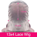 40 Inch 99J Burgundy 13x4 HD Lace Front Wig Body Wave 13x6 HD Lace Front Wigs Pre Plucked Red Colored Wigs For Women 200 Density