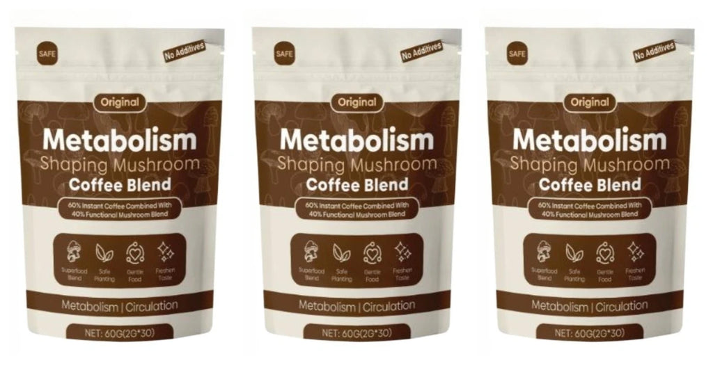 Metabolic Powder with Mushroom Extract and Black Coffee Promote Internal Circulation in The Body Health Nutritional Supplements