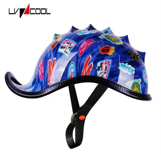 Retro Motorcycle Half Helmet Fashion Bailer for Scooter Safety Helm Spring Summer Capacetes De Moto