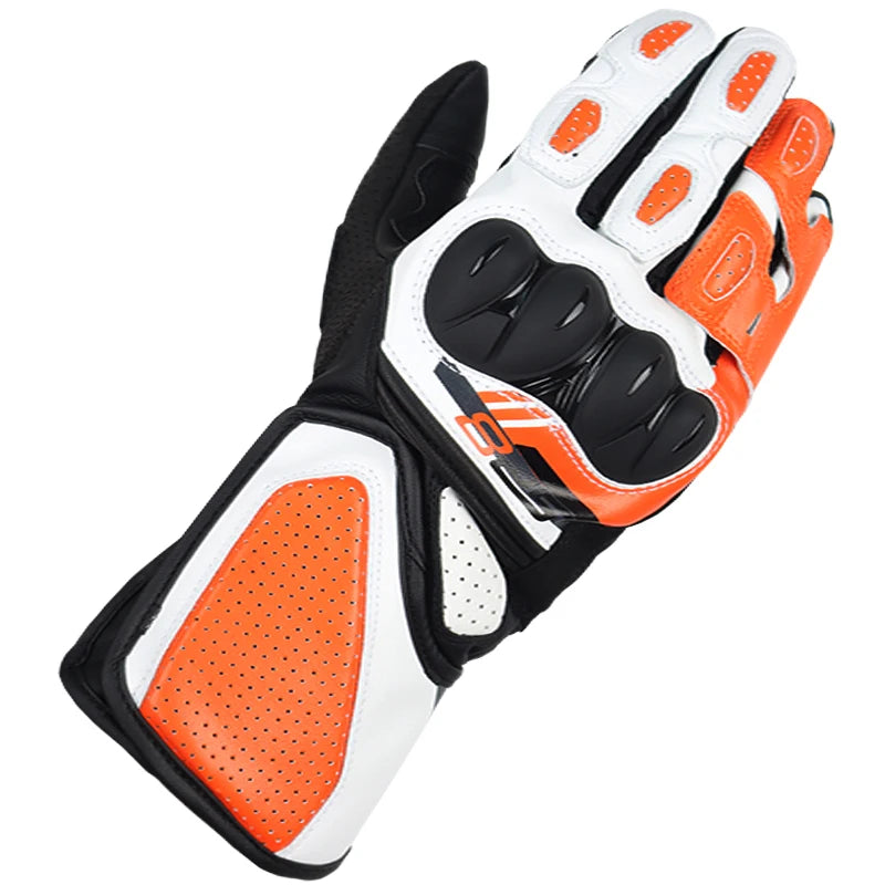 7 Color Two-X Gp Pro Sp-8 V3 Motorcycle Motocross Scooter ATV Bike Riding Full Finger Protective Motorbike Racing Leather Gloves