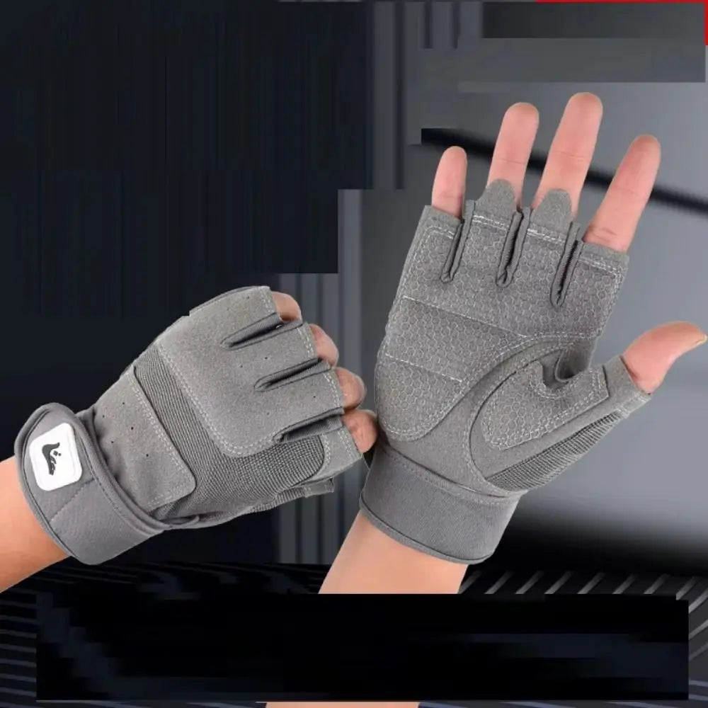 Retro Wear-Resistant Motorcycle Gloves Vintage Anti-Slip Racing Gloves Goatskin Leather Fingerless Half Finger Gloves Women Men
