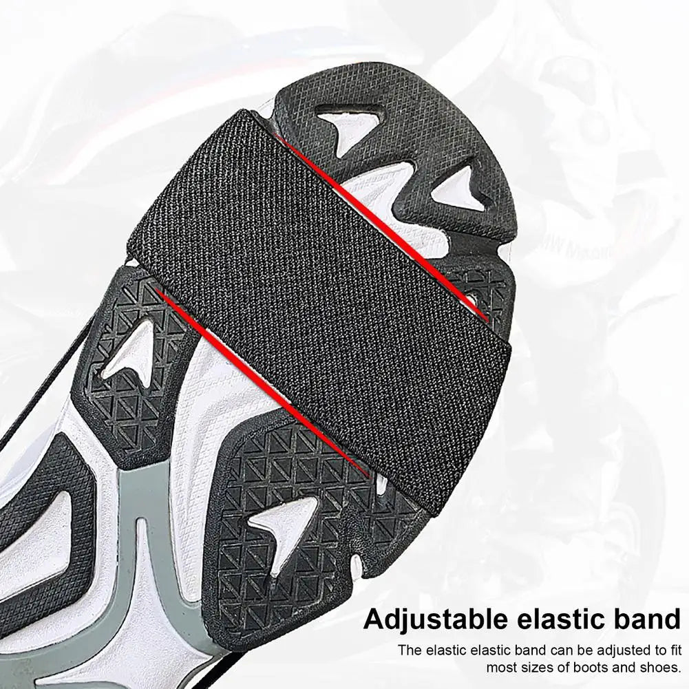 Motorcycle Shoes Rubber Protective Gear Shift Pad Moto Anti-skid Gear Shifter Lightweight Boot Shifter Cover Guards Protector