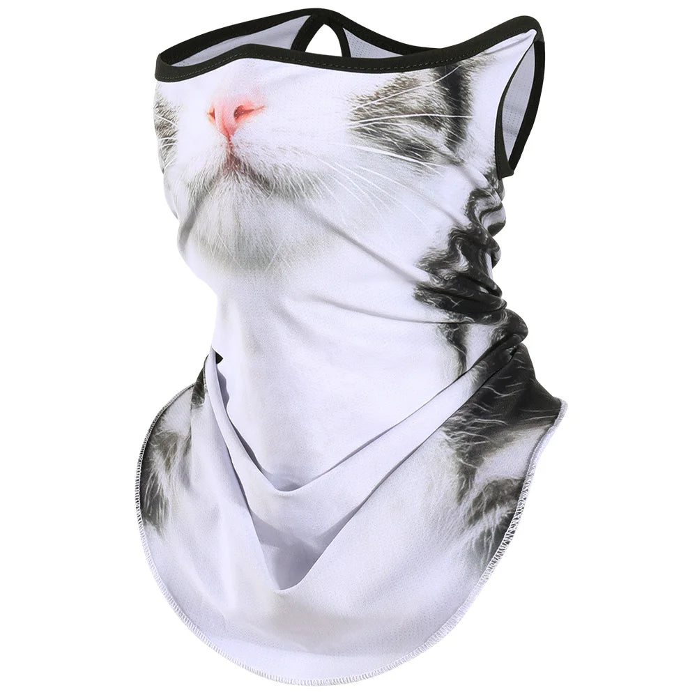 Motorcycle Face Mask Moto Helmet Breathable Bandana Hood Ski Neck Warmer Gaiter Windproof Dustproof Scarf Biker Mask