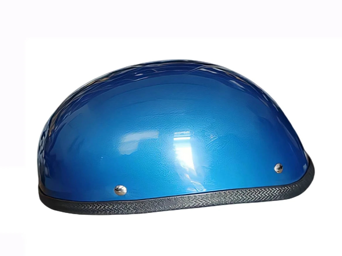 Vintage Retro German Soldier Half Helmet Fiberglass Shell Lightweight Cruise Off Road Motorcycle Helmet Cool Stylish Design