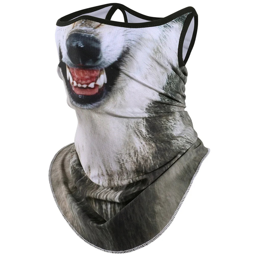 Motorcycle Face Mask Moto Helmet Breathable Bandana Hood Ski Neck Warmer Gaiter Windproof Dustproof Scarf Biker Mask