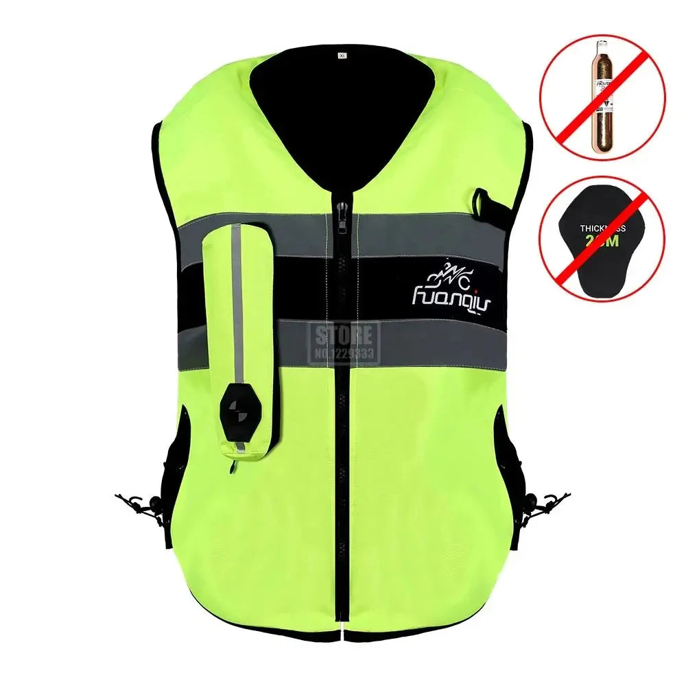 Motorcycle Jacket Motorcycle Air Bag Vest Reflective Motocross Racing Airbag Vest Moto Riding CE Protector Motorcycle Equipment