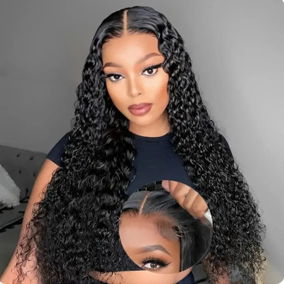 20-42 Inch 250% 13x4 Density Lace Front Wigs Deep Wave Wig Brazilian Virgin Human Hair Wigs 13x6 Lace Closure Wig ForWomen