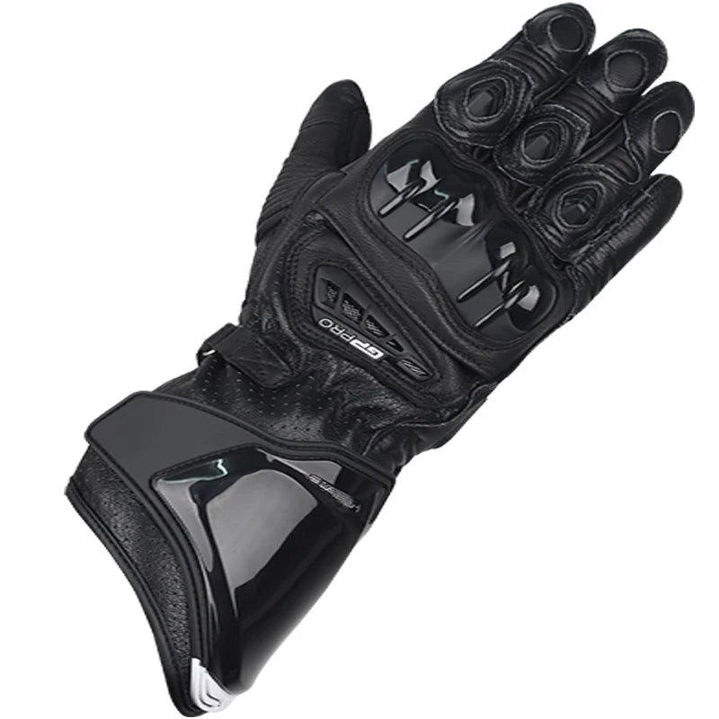Two-X Gp Pro Motorcycle Leather Gloves Long Gloves Motorbike Moto Racing Leather Gloves All Sizes