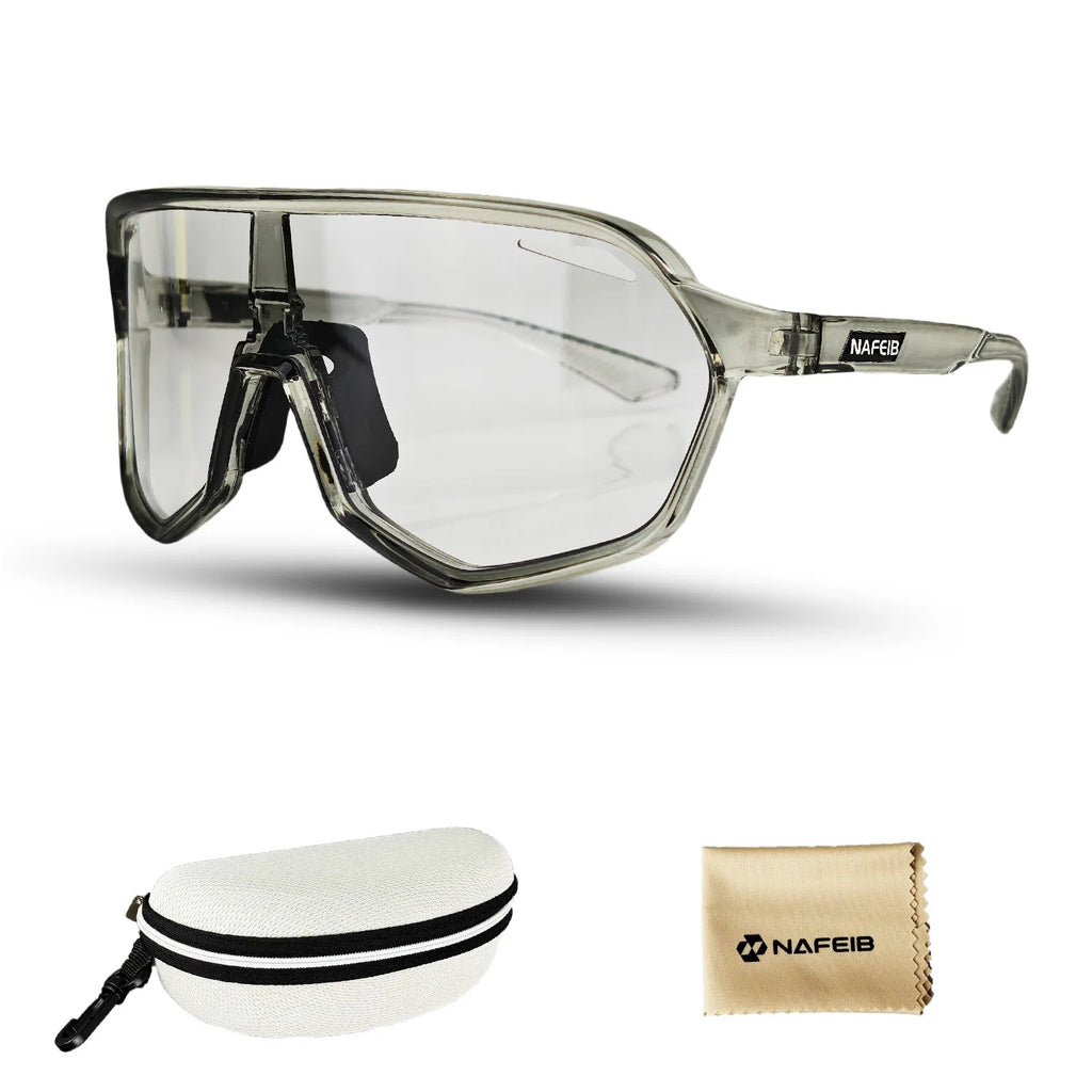Automatic Photochromic Cycling Glasses Motorcycle Bike Riding Outdoor Sport Cycling Sunglasses Men Women Hiking UV400 Goggles