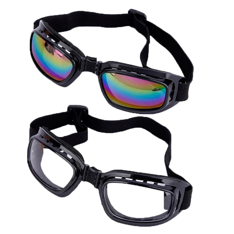 Motorcycle Foldable Riding Goggles Anti Glare Anti-UV Sunglasses Windproof Protection Sports Goggles Glasses Moto Accessories