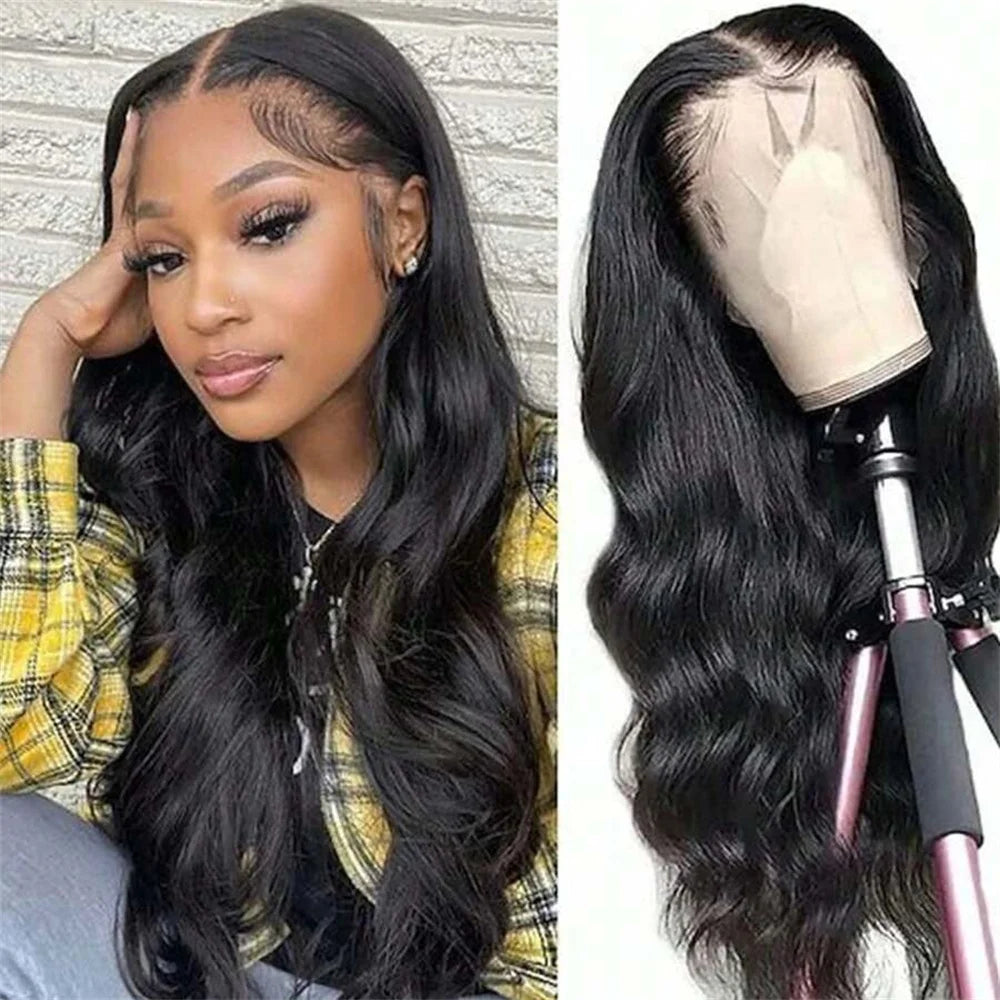 13x4 Lace Front Wigs Human Hair Straight Wig With Baby Hair HD Transparent Lace Frontal Wigs Pre Plucked Frontal Wigs Human Hair