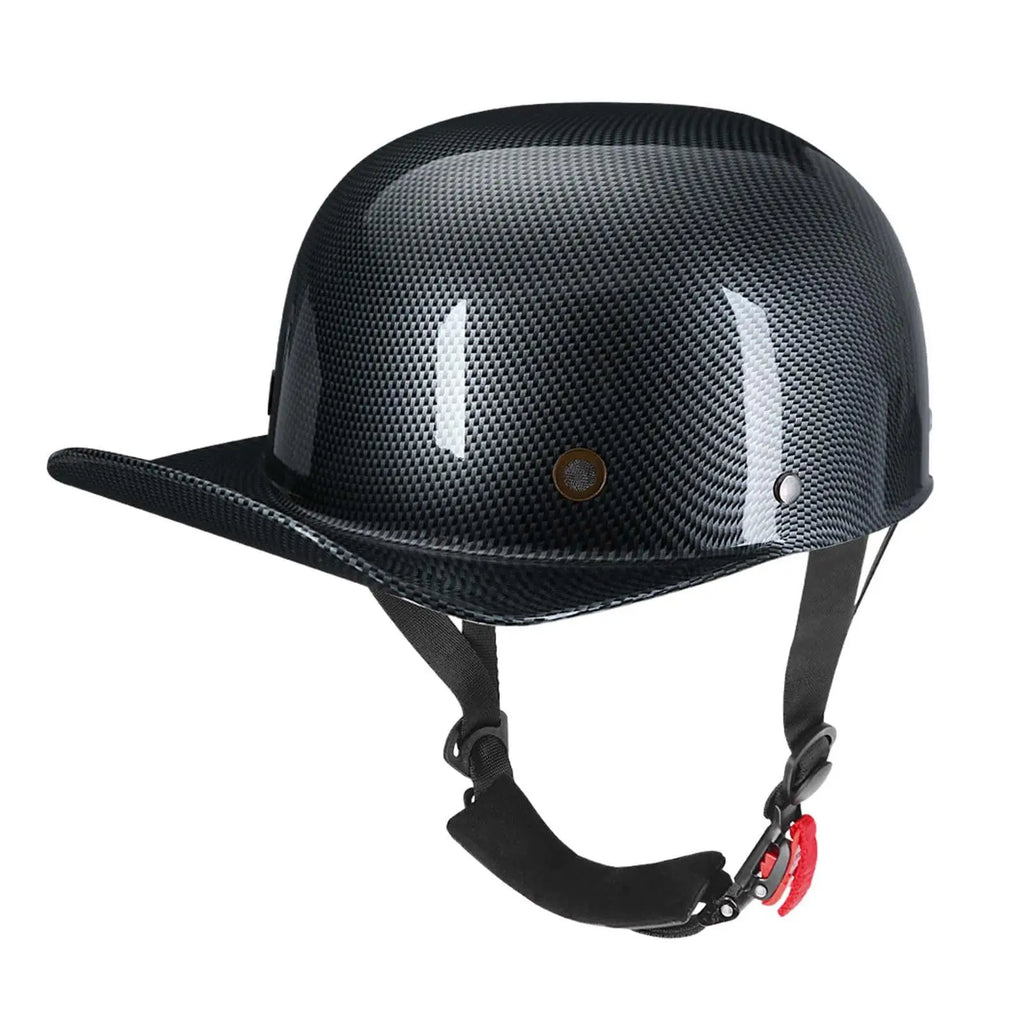 Retro Motorcycle ATV Helmet Open Face Helmet Strong and Drop Resistant Half Helmet for Head Circumference 58-60cm