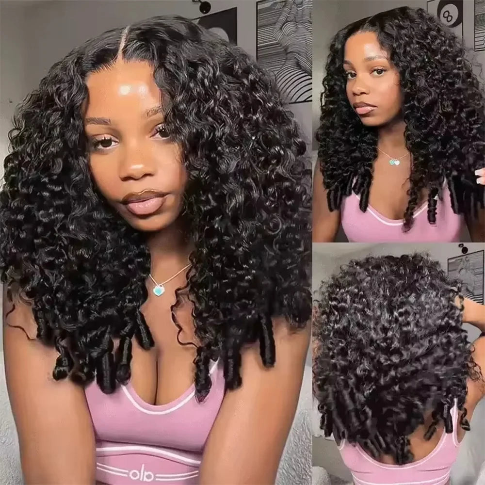 220 Density Hd Lace Wig 13x4 Human Hair Burmese Curly Hair Wig Pre Plucked Brazilian 16A Burmese Virgin Human Hair Wig For Women