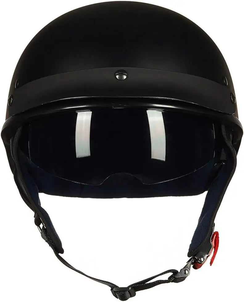 Retro Half Helmet Motorcycle Cruiser Helmet German Style Vintage Casco Moto Open Face Chopper Biker Pilot DOT Capacetes Para