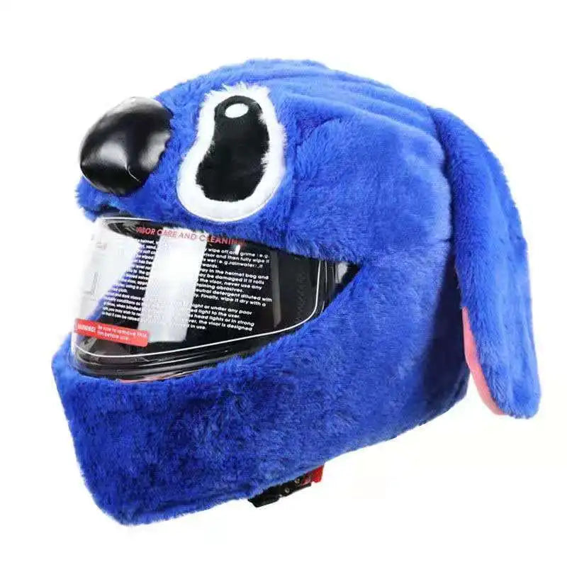 Motorcycle Helmet Cover Accessories Christmas Plush Motocross Full Face Off Road Helmet Decoration Helm Unisex Cosplay Styling