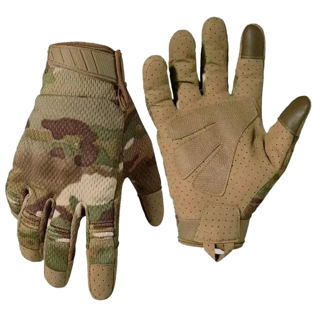 Men Riding Gloves Cycling Bike Half Finger Motos Racing Gloves Antiskid Screen Touch Outdoor Sports Tactical Gloves Protect Gear