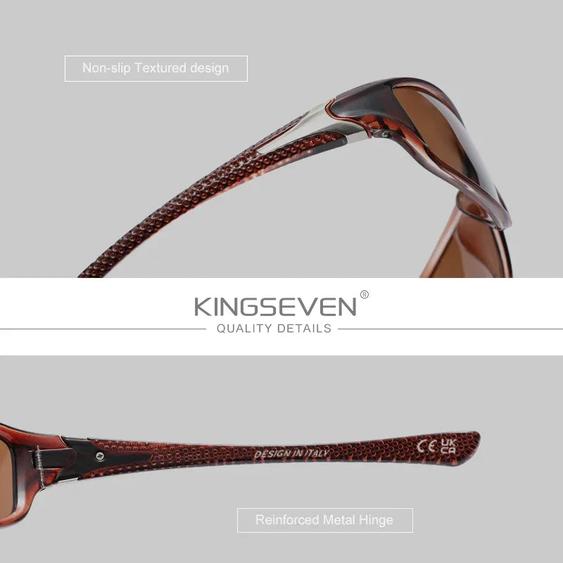 KINGSEVEN Outdoor UV400 Goggles Padded Goggles Anti-UV Unisex Sports Sunglasses Eyewear Motorcycle Riding Protective Glasses