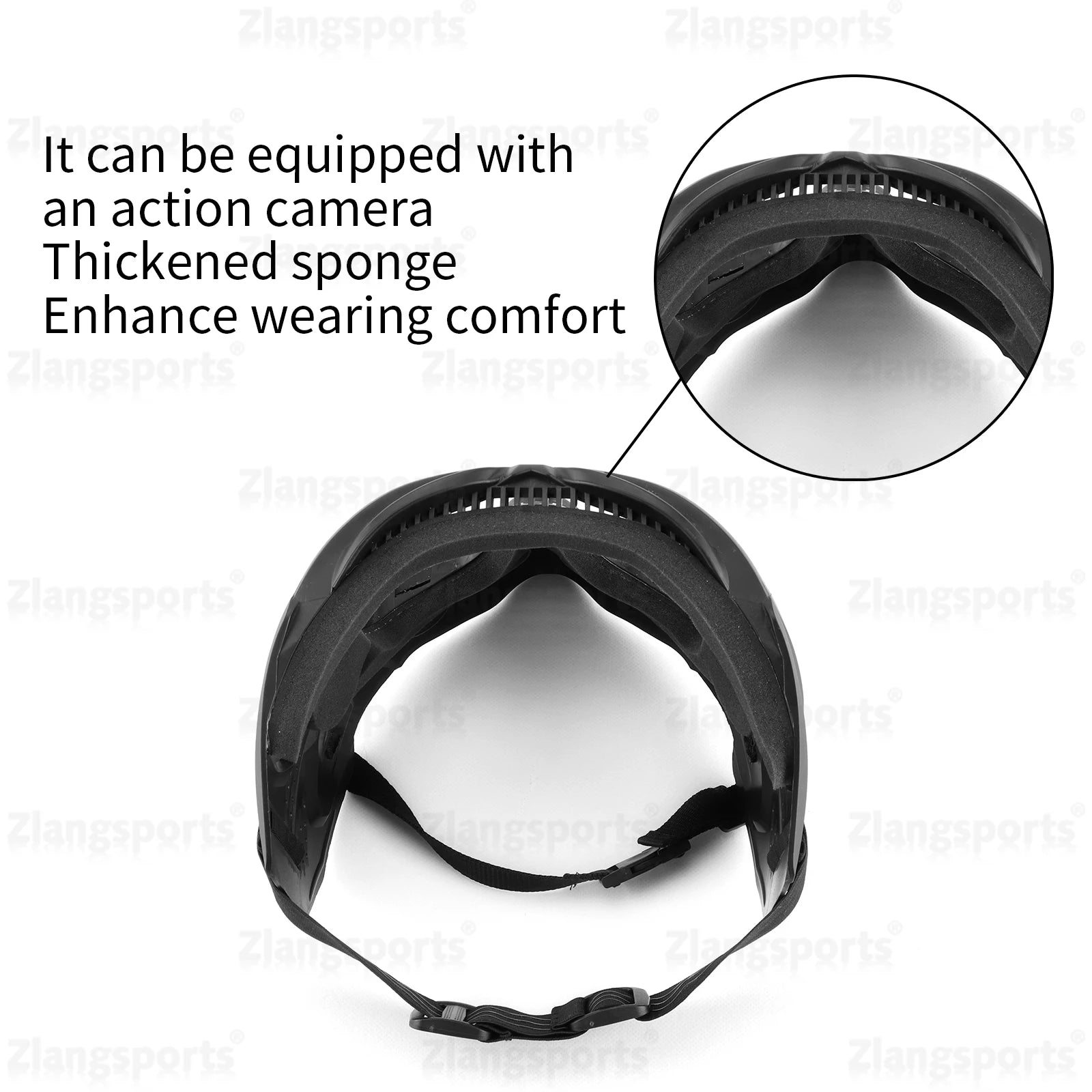 Motorcycle Full Face Mask Windproof Goggles, Outdoor Sports Riding Glasses for Halloween, Gaming, CS Tactical Airsoft