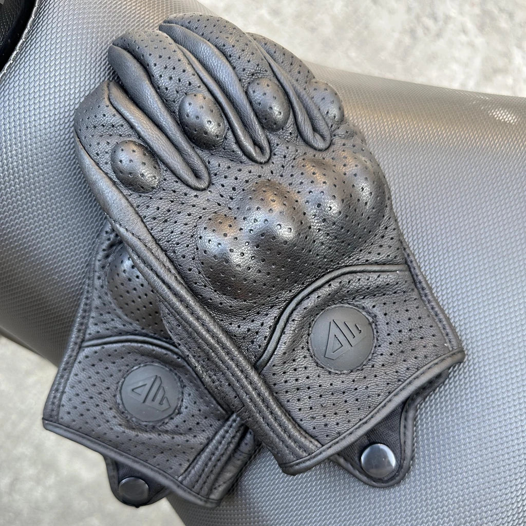 Motorcycle Gloves Men Women Moto Leather Cycling Glove Motorbike ATV Motor S 3XL Bicycle Protection Four Seasons Spring Autumn