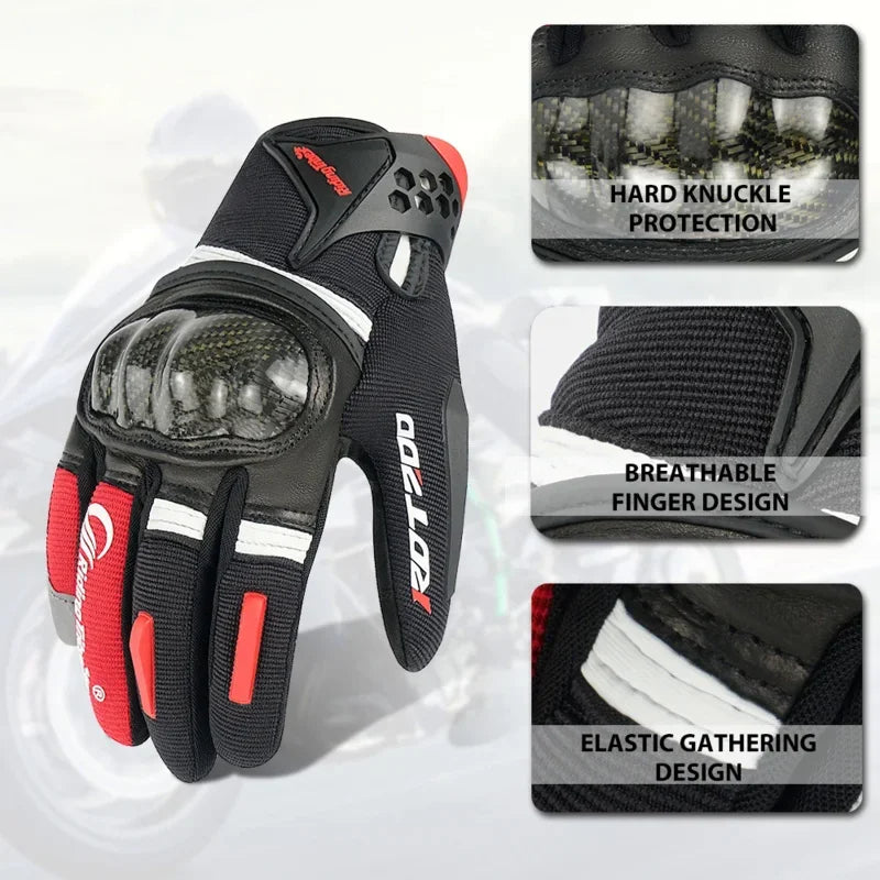 Men Women motorcycle gloves Moto touchscreen Dirtbike racing motorcyclist glove cycling riding bicycle motocross protector gear