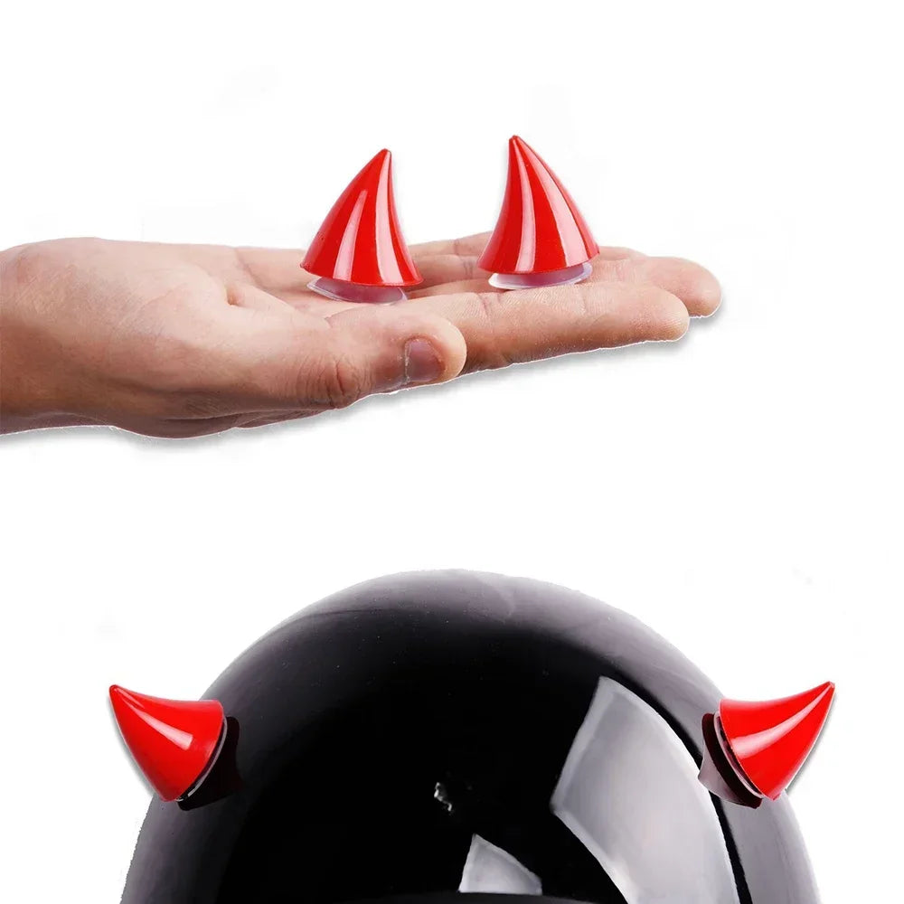 2pcs Universal Helmet Cat Ears Decoration Moto Electric Car Driving Styling Cute Cat Ears Stickers Decor Helmet Accessories