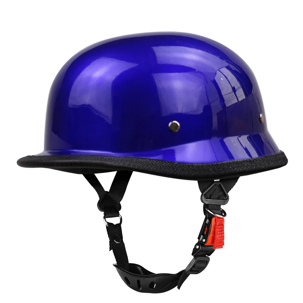 DOT Certification Motorcycle Half Helmet Vintage Fashion Motorbike Helmet Anti Fall And Sun Cap Moto Riding Safety Helmets S-2XL