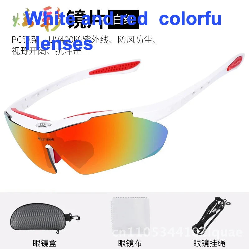 West Rider Unisex Polarized Color Changing Riding Glasses Windproof Outdoor Sports Motorcycle Running Goggles for Men And Women
