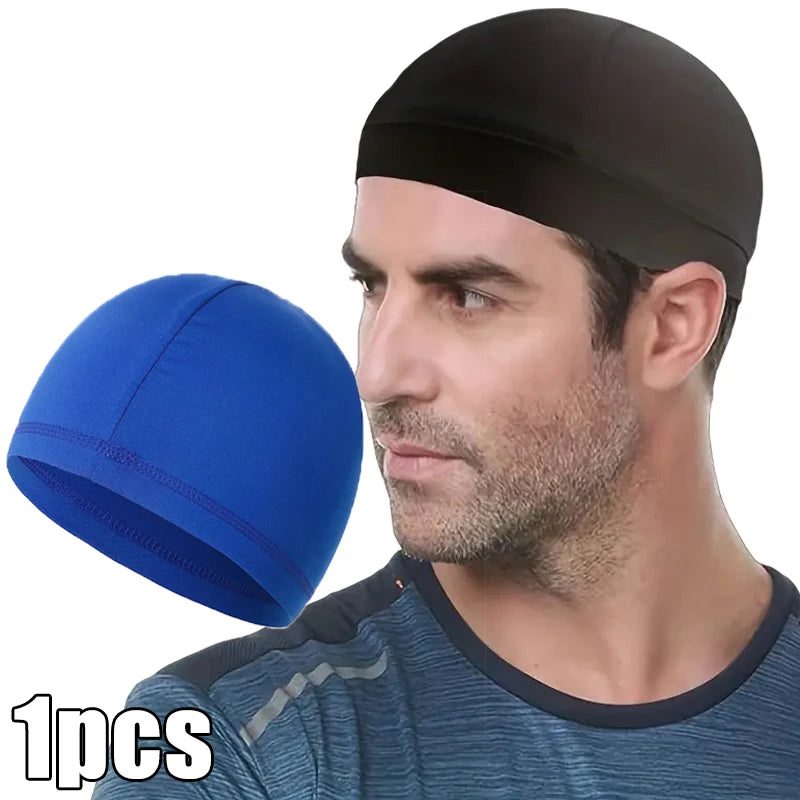 1/3pcs Motorcycle Helmet Inner Cap Hat Quick Dry Breathable Hat Racing Cap Under Helmet Beanie Cap Motocross Motor Helmet Hat