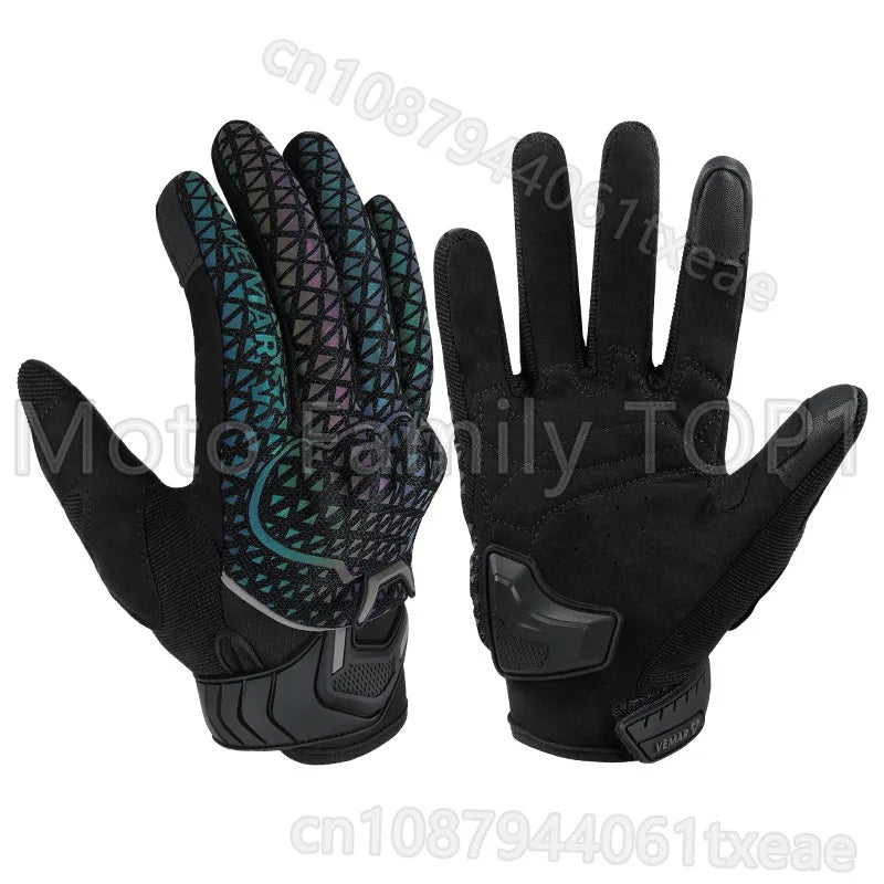Spring summer gloves motorcycle men women riding gloves TPU protective case anti-drop locomotive rider breathable moto gloves