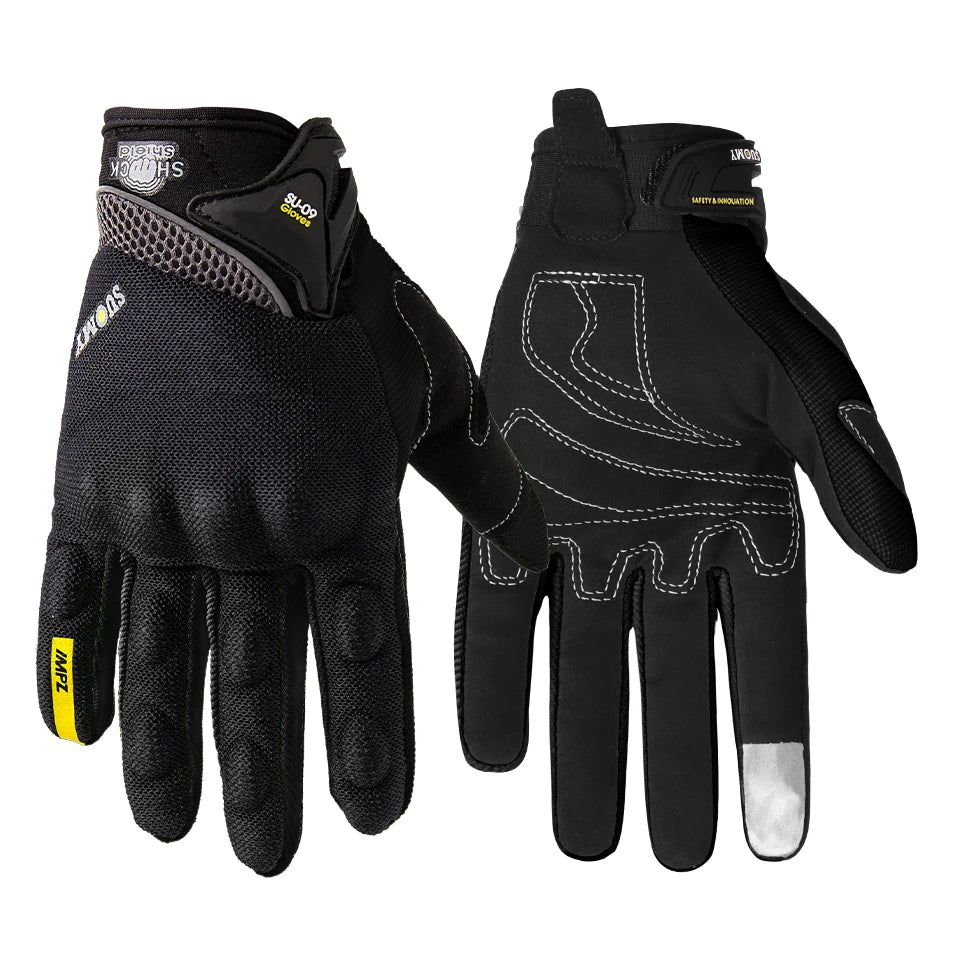 SUOMY SU-09 Motorcycle Gloves Full Finger Summer Breathable Abrasion-Resistant Reinforced for Motocross Street Riding