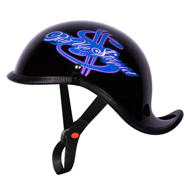 Retro Motorcycle Half Helmet Fashion Bailer for Scooter Safety Helm Spring Summer Capacetes De Moto