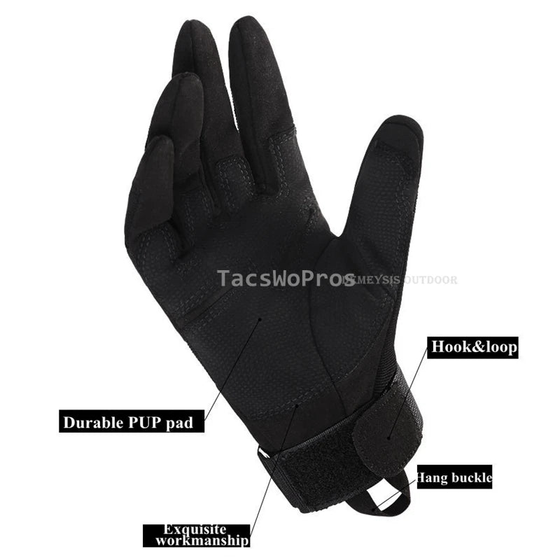 Hunting Riding Tactical Gloves Cycling Glove Sport Climbing Paintball Shooting Ski Full Half Finger Motorcycle Non-slip Gloves
