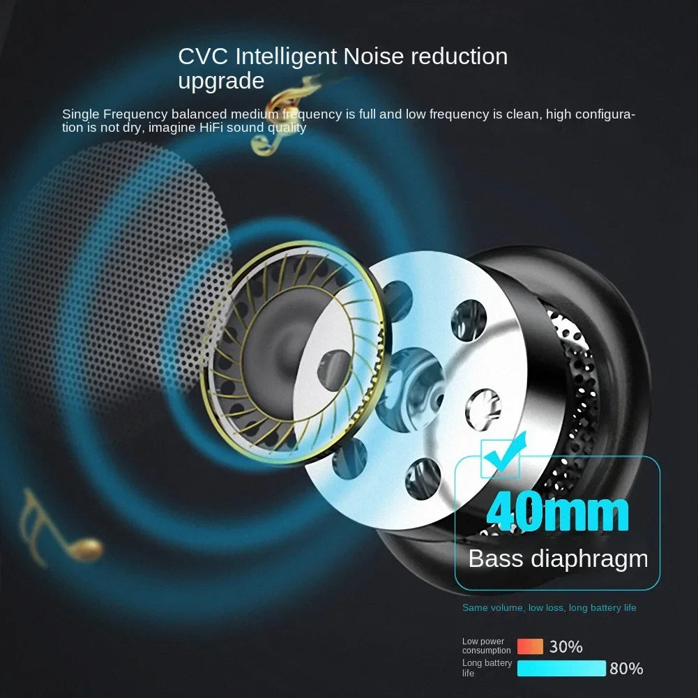 LX1 Motorcycle Summer Helmet Special Bluetooth Headset Portable CVC Smart Noise Cancelling Waterproof Takeaway Headset Blue