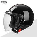 DOT Certified Universal 3/4 Open Face Motorcycle Helmet Advanced Technology for Maximum Comfort for Adult Long Rides All Seasons