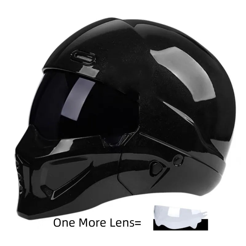 Vintage Retro Motorcycle Helmet Cascos Para Moto Modular NO Scorpion Full Helmet Combination Helmet Venom Half Helmet CE DOT