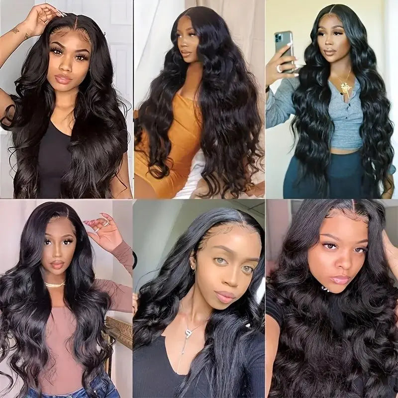 30 Inch Body Wave Transparent 13x6 Lace Frontal Human Hair Wigs 200 Density Brazilian Remy 13x4 Lace Front Wig For Women Wigs