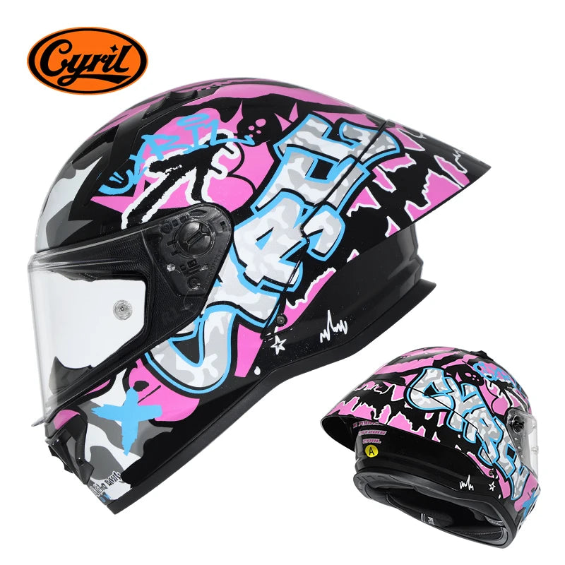 Retro Full Face Motorcycle Helmet Motocross Lightweight Helmets with Magnetic Visors DOT Approved Helmet For Men Women
