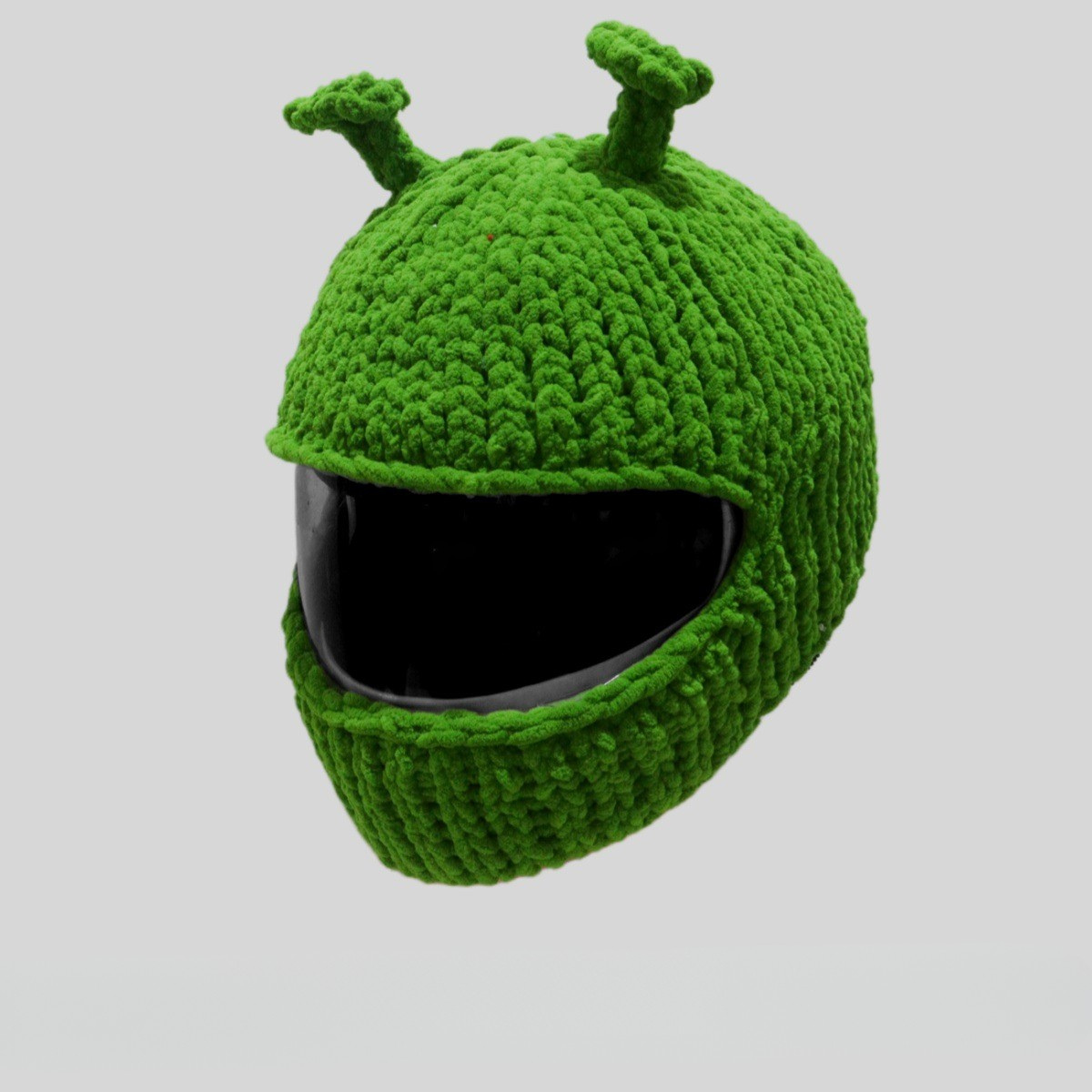 Handmade Knitted Little Devil Helmet Cover
