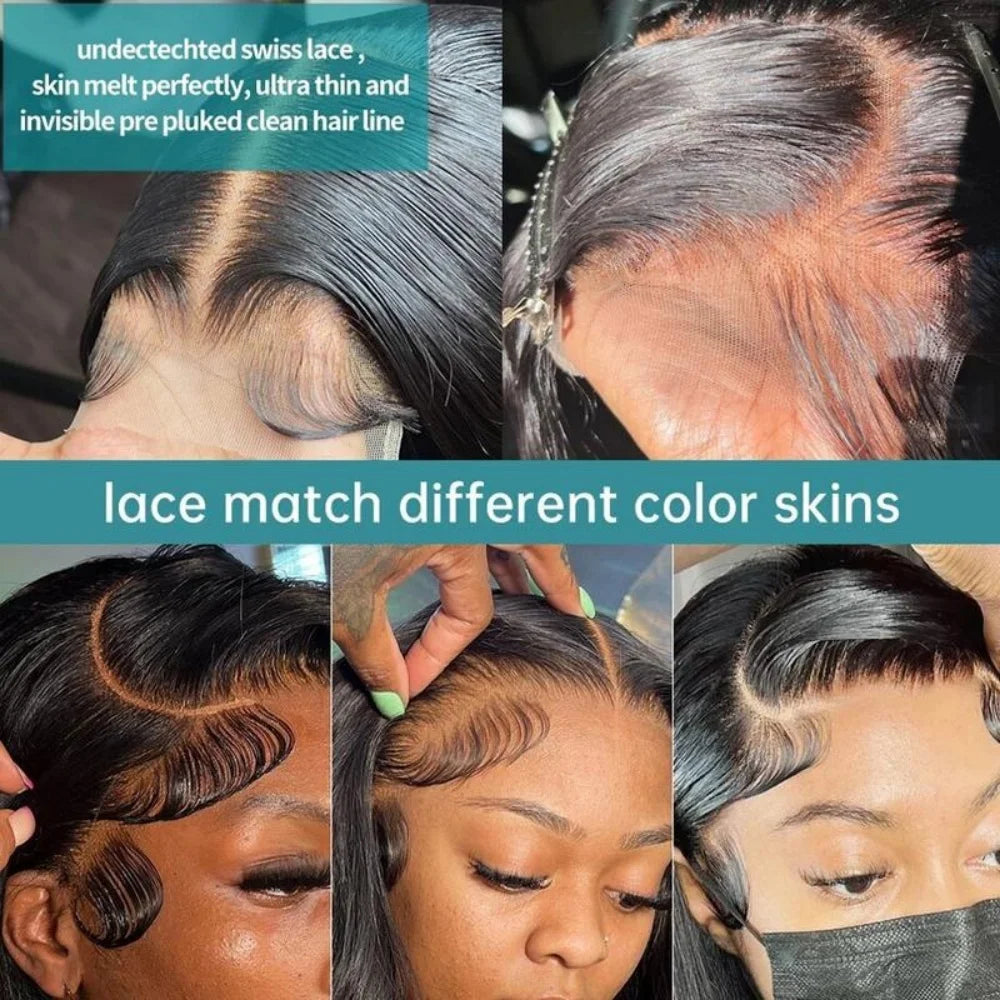 Body Wave Lace Front Wigs Human Hair 250% Density 13x4 13x6 HD Lace Frontal Wig Human Hair Pre Plucked Brazilian Human Wigs