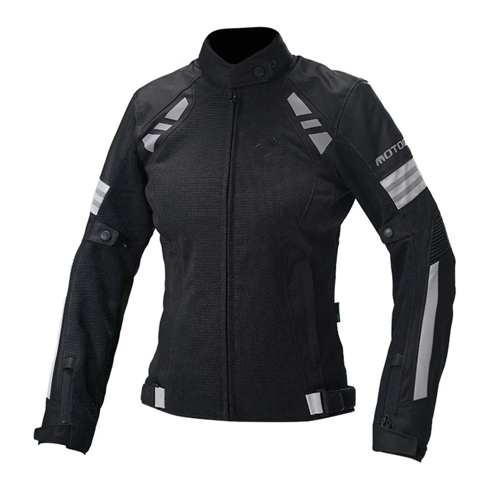 Motorcycle Suit Summer Chaqueta Moto Mujer Fall Prevention Motorcycle Clothes Wear Resistant Chamarra Motociclista Breathable Mo